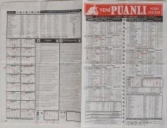 Yeni Puanlı Koşu Bülteni Gazetesi 1995