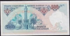 7.Emisyon 1.Tertip 500 Lira A24 188181 Ççt Çilaltı