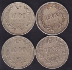 1990-91-93-94 Yılı 1000 Lira