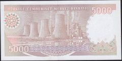 7.Emisyon 4.Tertip 5000 Lira I65 437297 Çil