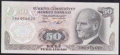 6.EMİSYON 2.TERTİP 50 LİRA I80 076620 ÇİL