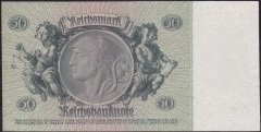 ALMANYA 50 REİCHSMARK 1933 ÇÇT ÇİLALTI PİCK 182 B ( ARKA YÜZDE SERİ NUMARASI YOK)