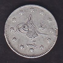 1327/2 Reşat 1 Kuruş Gümüş