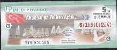 2015 9 Temmuz Çeyrek Bilet - G Serisi