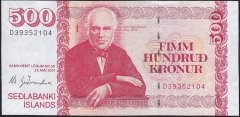 İzlanda 500 Kron 2001 Çil Pick 58c