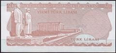 6.Emisyon 4.Tertip 20 Lira I55 707113 Çok Temiz+