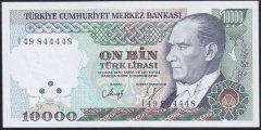 7.EMİSYON 4.TERTİP 10000 LİRA I49 844448 ÇİL BLOK RADAR