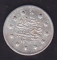 1293/23 Abdulhamid 1 Kuruş Gümüş