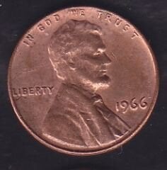 Amerika 1 Cent 1966