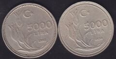 1992-94 Yılı 5000 Lira