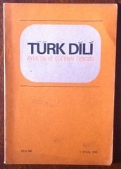 TÜRK DİLİ Sayı: 264  EYLÜL 1973