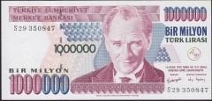 7.Emisyon 3.Tertip 1 000 000 Lira S29 350847 Çil