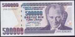 7.Emisyon 4.Tertip 500000 Lira J06 326267 Çilaltı Çil