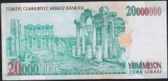 7.Emisyon 20 000 000 Lira B14 718852 Temiz