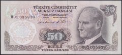 6.Emisyon 1.Tertip 50 Lira H02 035836 Çilaltı Çil