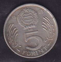 Macaristan 5 Forint 1983