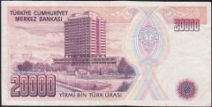 7.Emisyon 1.Tertip 20000 Lira C67 373953 Çok Temiz