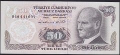 6.EMİSYON 1.TERTİP 50 LİRA H49 441607 ÇİLALTI +