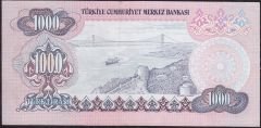 6.Emisyon 3.Tertip 1000 Lira F79 477103 Çilaltı