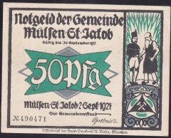 ALMANYA 50 PFENNİNG 1921 ÇİL