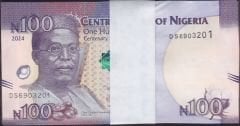 Nijerya 100 Naira 2024 Deste (100 Adet) Çil