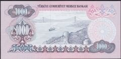6.Emisyon 2.Tertip 1000 Lira E01 700033 Çilaltı Çil