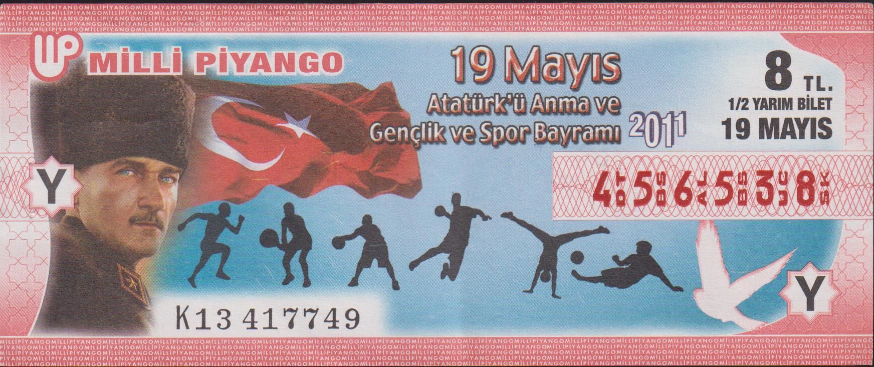 2011 19 Mayıs Yarım Bilet - Y Serisi