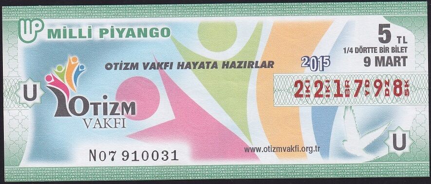 2015 9 Mart Çeyrek Bilet - U Serisi