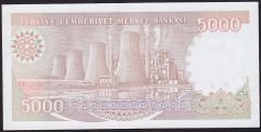 7.Emisyon 4.Tertip 5000 Lira I39 055373 Çilaltı Çil