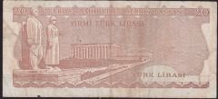 6.Emisyon 4.Tertip 20 Lira I44 367944 Çok Temiz