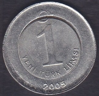 2005 YILI 1 YTL  (SAHTE)