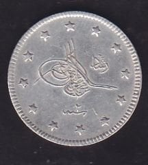 1327/2 Reşat 2 Kuruş Gümüş