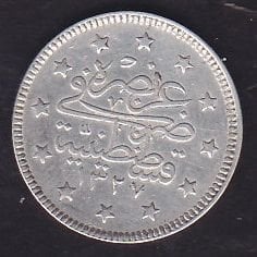 1327/2 Reşat 2 Kuruş Gümüş