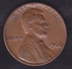 Amerika 1 Cent 1968