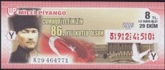 2009 29 Ekim Yarım Bilet - Y Serisi