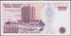 7.Emisyon 1.Tertip 20000 Lira C54 346232 Çil