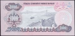 6.Emisyon 3.Tertip 1000 Lira F69 654024 Çilaltı Çil