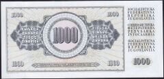 Yugoslavya 1000 Dinar 1978 Çil ( 5555 )
