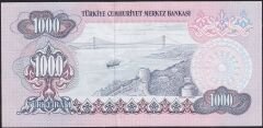6.Emisyon 2.Tertip 1000 Lira D80 724159 Ççt Çilaltı