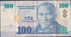 8.Emisyon 100 YTL B12 700251 Çok Temiz+