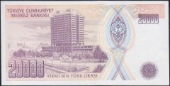 7.EMİSYON 2.TERTİP 20000 LİRA G81 858240 ÇİLALTI
