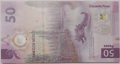 Meksika 50 Pesos 2021 Çil Polymer