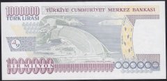 7.Emisyon 3.Tertip 1 000 000 Lira P70 502946 Çilaltı