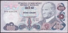 6.Emisyon 2.Tertip 1000 Lira D79 439216 Çok Temiz+