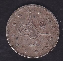 1327/3 Reşat 2 Kuruş Gümüş