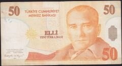 8.Emisyon 50 YTL A03 493041 Çok Temiz+