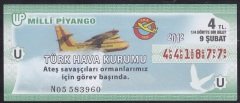 2012 9 ŞUBAT ÇEYREK BİLET - U SERİSİ