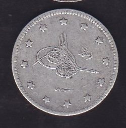 1327/1 Reşat 2 Kuruş Gümüş