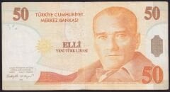 8.Emisyon 50 YTL A04 198207 Çok Temiz+