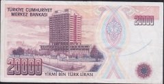 7.Emisyon 1.Tertip 20000 Lira C47 870343 Çok Temiz+